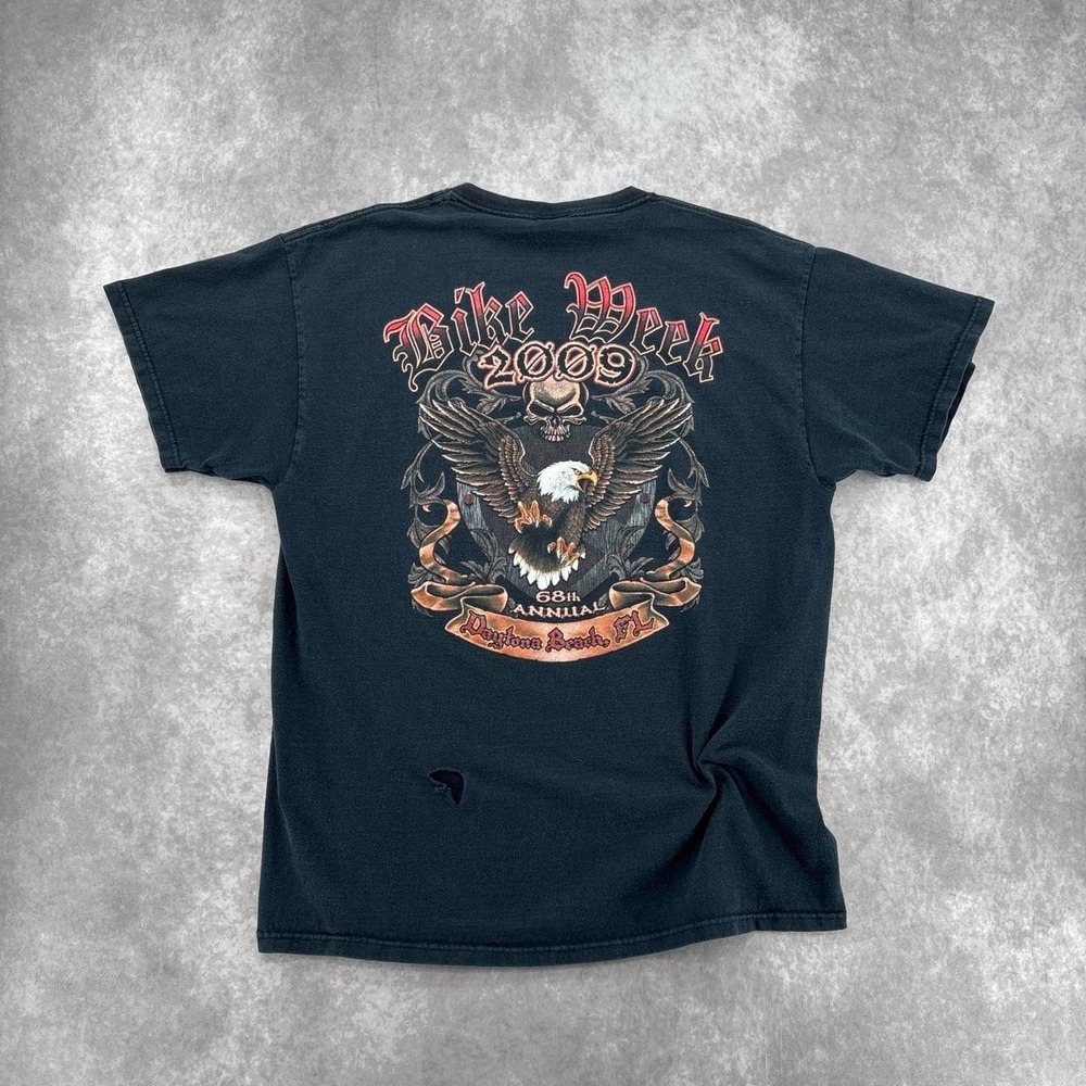 Biker 2005 Daytona Bike Week Graphic Tee Size XL